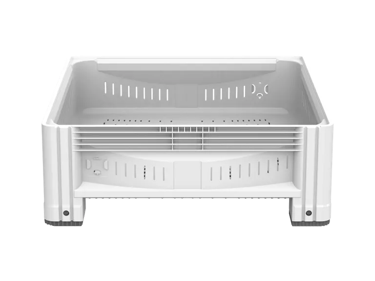 Nally MegaBin 440 Vented — Half-Height Food Grade Pallet Bin