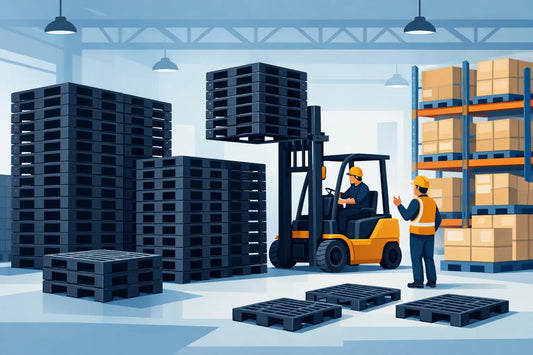 How to Stack Plastic Pallets in Warehouses