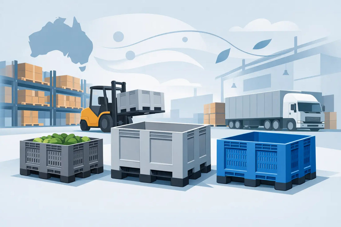 Plastic Pallet Bins Australia for Warehouse Use