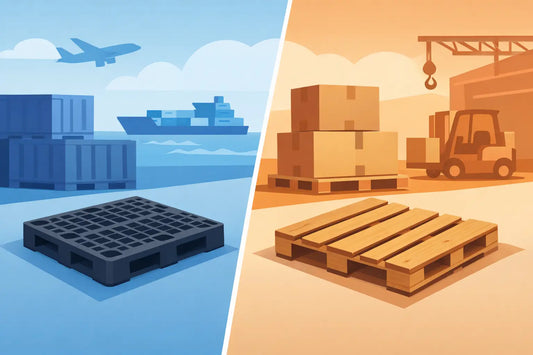 Plastic Pallets vs Timber Pallets for Freight