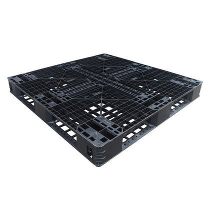 1100x1100x120mm lightweight plastic export pallet - front view