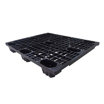 1200x1000x130mm lightweight plastic export pallet - front view